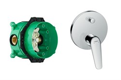 Set HG Novus смеситель для ванны (71045000+01800180) 71045000S - фото 66476