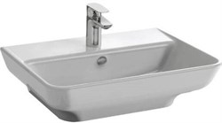 Раковина 60x48 с отв.для смесителя,сл.пер.,белый EGD112-00 - фото 67277