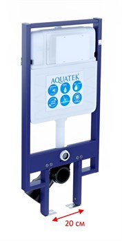 Aquatek Монтаж рама для подв унитаза1130*500*100+звукоизоляционная прокладка INS-0000020 - фото 67331