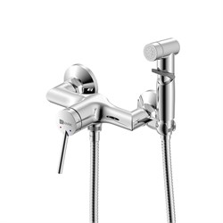 "Minima" Смеситель настенный с гигиеническим душем, хром LM3818C - фото 67412