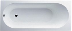 UBQ 180 OBE 2V-01 OBERON Solo Ванна 180x80, с ножками, белая, материал кварил Quaryl®, вкл. сверло для перелива UBQ180OBE2V-01 - фото 67527