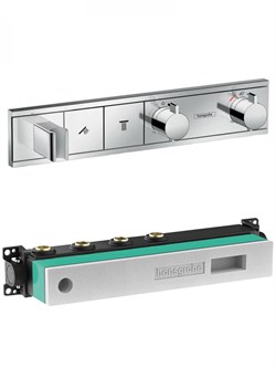 Set HG RainSelect термостатический смеситель для душа (15355000+15310180) 15355000S - фото 68196