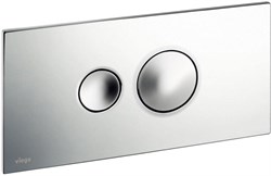 Visign for Style 10 кнопка смыва (пластик) для смывных бачков, хром 596323 - фото 68345