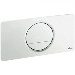 Visign for Style 13 кнопка смыва (пластик) для смывных бачков, белый 654498 - фото 68351