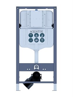 Aquatek Pneumo N49 Монтаж рама пневматическая для подв унитаза1130*500*100+звукоизоляцион прокладка INSP-0000002 - фото 69771
