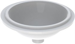 Geberit VariForm Раковина с установкой под столешницу круглой формы, D1=33 см, без отв. под смеситель, без отв. перелива 500.746.01.2 - фото 71123