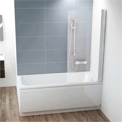CVS1-80 R блестящий+стекло Transparent шторка на ванну одноэлементная 7QR40C00Z1 - фото 72423