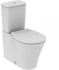 CONNECT AIR AquaBlade® Напольный пристенный унитаз для монтажа с бачком, горизонтальный выпуск E013701 - фото 72432