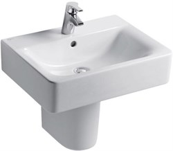 Connect CUBE Умывальник 60 см, 1 отверстие под смеситель, с переливом. E794501 - фото 72486