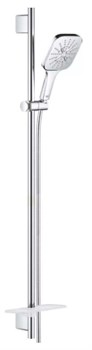 Rainshower SmartActive 130 Душевой гарнитур III, душевая штанга 900 мм, шланг 1750 мм, 9,5 л/мин, полочка, хром 26587000 - фото 77660