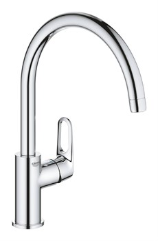 BauFlow Смеситель для кухни, высокий излив, хром (замена 31538000) 31538001 - фото 78385