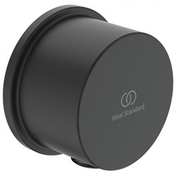 IDEALRAIN Подключение для душевой лейки 1/2", матовый черный BC808XG - фото 86617