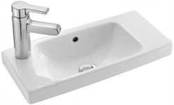 ODEON UP  раковина 50x22 см, отверстие под смеситель слева E4701L-00 - фото 88108