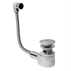 Внешний перелив к сифону KG-A100. Производительность: 5 л/м. Материал: нержавеющая сталь, латунь. Покрытие латуни: хром. Для раковин из стекла, искуственного камня и пр. KG034C