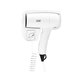 Фен для волос настенный "Puff-1201", белый 1405.006