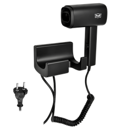 Фен для волос настенный "Puff-1800Вl", черный, 1,8 кВт 0405.012