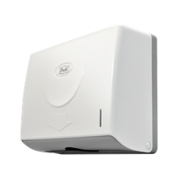 Диспенсер бумажных полотенец  puff-5110, белый, ABS-пластик, 29х22х11 см 1402.102