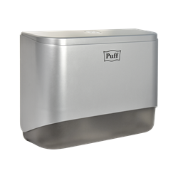 Диспенсер бумажных полотенец Puff-5140S, хром, с замком, ABS-пластик 1402.029