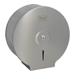 Диспенсер для туалетной бумаги  Puff-7610, 201-я сталь, антивандальный с ключом, 26х12х27 см 1402.132