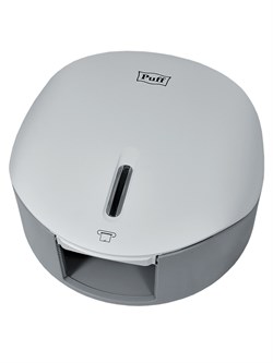 Диспенсер для туалетной бумаги Рuff-7145, белый, с замком, ABS-пластик 1402.034