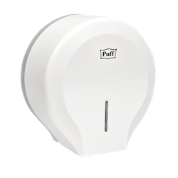 Диспенсер туалетной бумаги Рuff-7130, белый, с замком, ABS-пластик 1402.005