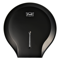 Диспенсер туалетной бумаги Рuff-7130Bl, черный, с замком, ABS-пластик 1402.007