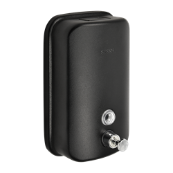 Дозатор для жидкого мыла из нержавеющей стали PUFF-8615Bl, черный, 1000 мл, порошковое окрашивание 1402.024