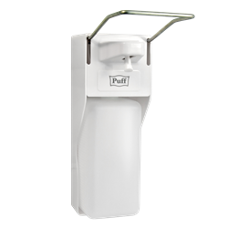 Локтевой дозатор для жидкого мыла и дез. растворов, 1000 мл, Puff-8197, пластиковый 1402.180