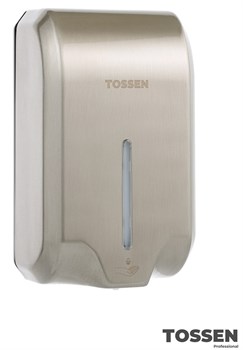 TOSSEN AL-7206 M (Steel line) - сенсорный диспенсер для мыла/дезинфицирующих средств (капля) 211030