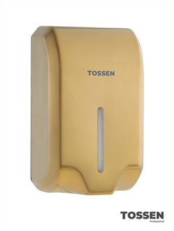 TOSSEN AL-7206 MS (Imperial Gold) - сенсорный диспенсер для мыла/дезинфицирующих средств (капля) 211051