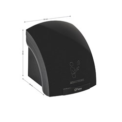 Сушилка для рук автоматическая, 1800W, модель КЛАССИКА, корпус АБС пластик, цвет ЧЁРНЫЙ. 6903-B