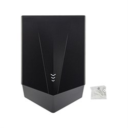 Сушилка для рук, модель V-windblade - NEW, 1300 W, корпус из высокопрочного АБС пластика, цвет ЧЁРНЫЙ. 6855-B