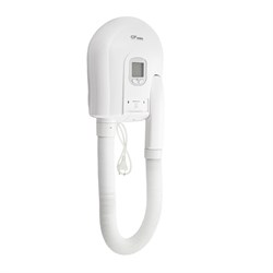 Фен для волос с гибким шлангом, в ванную комнату с регулировкой температуры потока воздуха, с РОЗЕТКОЙ 6822