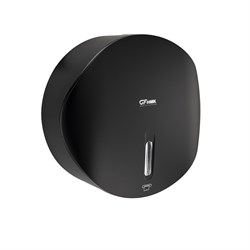 Диспенсер для туалетной бумаги в рулонах, с ключом, из АБС пластика, цвет ЧЁРНЫЙ. 9152