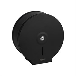 Диспенсер для туалетной бумаги, с ключом, из нержавеющей стали, цвет ЧЁРНЫЙ. 9920