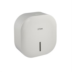 Диспенсер для туалетной бумаги в рулонах, с ключом, из АБС пластика, цвет БЕЛЫЙ. 9162