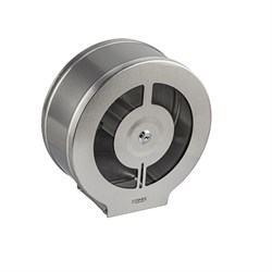 Диспенсер для туалетной бумаги в рулонах, с ключом, из нержавеющей стали, цвет САТИН. 9921