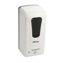 Дозатор СЕНСОРНЫЙ, для жидкого МЫЛА, пластик АБС, БЕЛЫЙ, большой, с окошком, 1000 мл 716