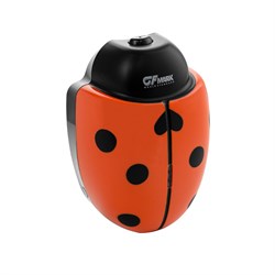 Дозатор СЕНСОРНЫЙ, для жидкого МЫЛА , модель БОЖЬЯ КОРОВКА с окошком, пластик АБС, КРАСНЫЙ, с датчиком объёма жидкости и уровня заряда батарей, 1000 мл 725