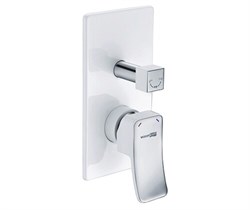 Смеситель для ванны и душа (Aller 1060 WHITE) 10641W 10641W