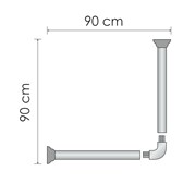 Dinkel SC-469090 Карниз для ванной SC-469090