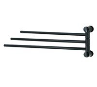 K-1033BLACK Держатель полотенец тройной K-1033B