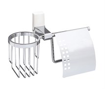 Leine K-5059WHITE Держатель туалетной бумаги и освежителя K-5059W