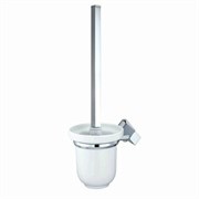 Аксесс Aller K-1127C Щетка для унитаза (блистер), КЕРАМИКА, с подств, навесная, хром 1127C