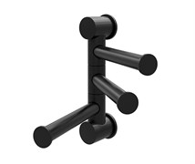 K-1053BLACK Держатель полотенец тройной K-1053B