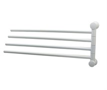 K-1034WHITE Держатель полотенец четверной K-1034W