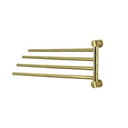 K-1034BRUSHED GOLD Держатель полотенец четверной K-1034BG