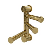 K-1053POLISHED GOLD Держатель полотенец тройной K-1053PG