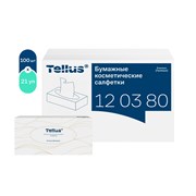 Tellus салфетки косметические для лица ультрамягкие 120380