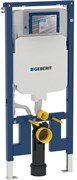 Инсталляция Geberit Duofix для подвесного унитаза, 114 см, со смывным бачком скрытого монтажа Sigma 8 см, крепеж к стене в комплекте 111.796.00.1